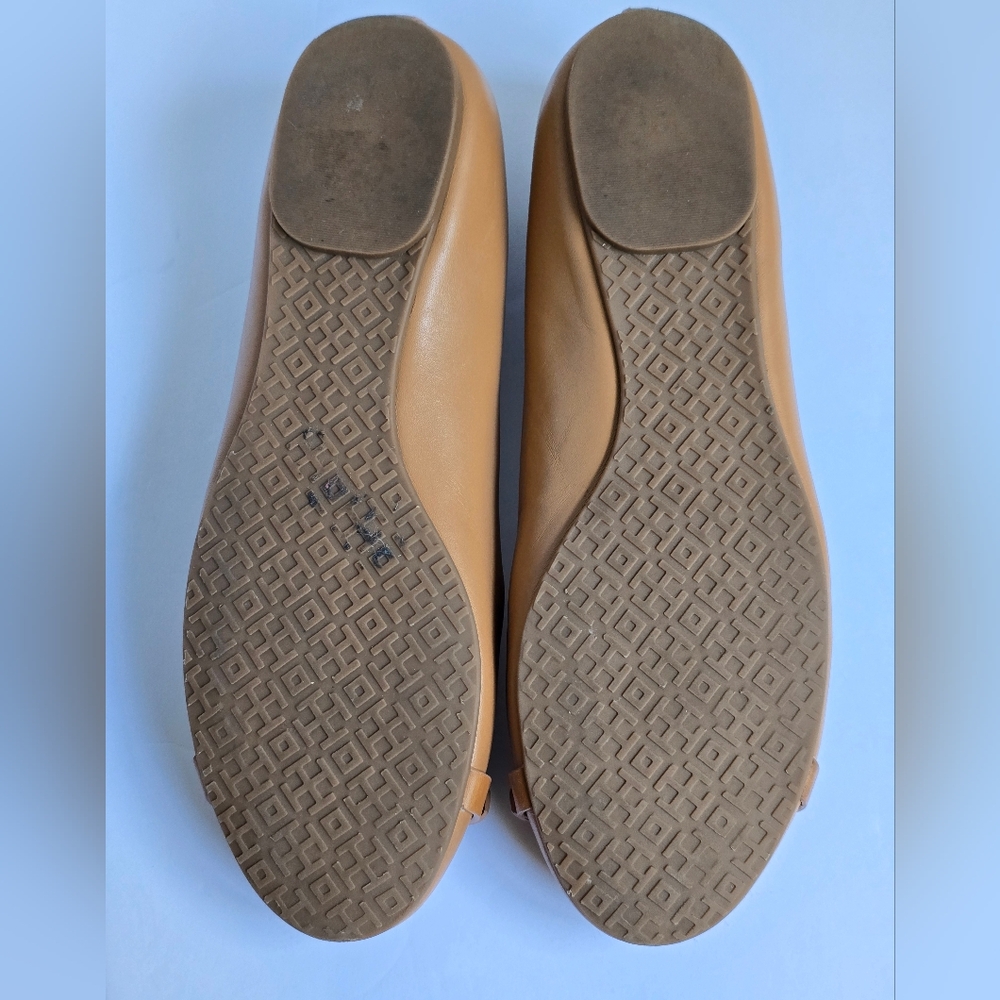 Tory Burch Tan Ballet Flats 7m Gabriel - Picture 2 of 6